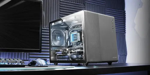 MC-MPRO Negro, Caja Profesional Compacta Micro-ATX, Ventana Lateral Completa Cristal Templado, 3x Ventiladores 120mm, Panel Lateral Completo Mesh - Imagen 5