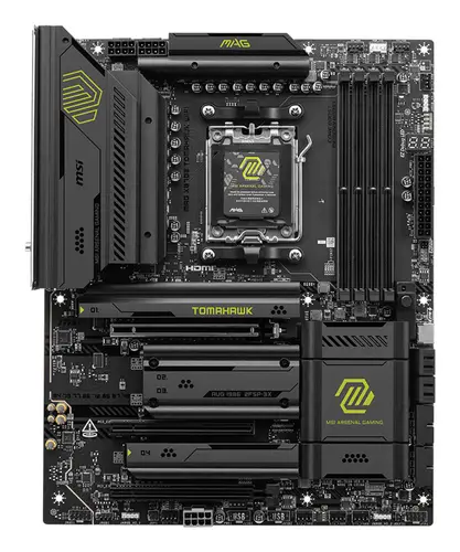 MAG X870E TOMAHAWK WIFI placa base AMD X870E Zócalo AM5 ATX - Imagen 2
