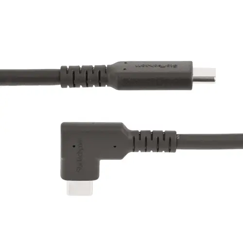 Cable de 2m USB-C Resistente Acodado a la Derecha - USB 3.2 Gen 1 (5 Gbps) - Cable de Transferencia USB Tipo C - DP de Modo Alt 4K 60Hz - PD 100W - Cable USBC de 90 Grados - Imagen 4