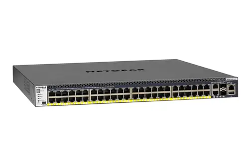 M4300-52G-PoE+ 550W PSU Gestionado L2/L3/L4 Gigabit Ethernet (10/100/1000) Energía sobre Ethernet (PoE) 1U Negro - Imagen 2