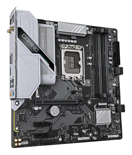B760M GAMING PLUS WIFI DDR4 Placa base - Compatible con procesadores Intel Core de 14ª generación, VRM de 4+1+1 fases, hasta 5333 MHz DDR4 (OC), 2xPCIe 4.0 M.2, Wi-Fi 6, LAN 1 GbE, USB 3.2 Gen 1 - Imagen 3