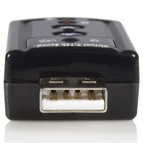 Tarjeta de Sonido 7,1 Virtual USB Externa Adaptador Conversor - Imagen 2