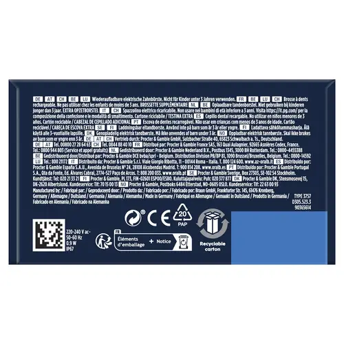 Pro Series 1 Adulto Cepillo de dientes oscilante Azul, Blanco - Imagen 7
