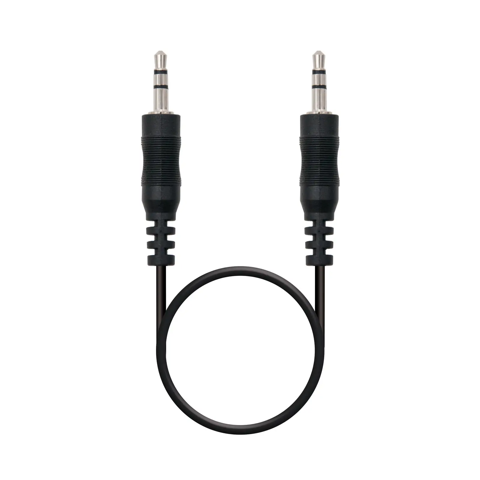 Cable audio estéreo, Jack 3.5/M-Jack 3.5/M, negro, 20m