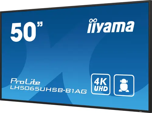 LH5065UHSB-B1AG pantalla de señalización Pantalla plana para señalización digital 125,7 cm (49.5") LCD Wifi 800 cd / m² 4K Ultra HD Negro Procesador incorporado Android 11 24/7 - Imagen 7