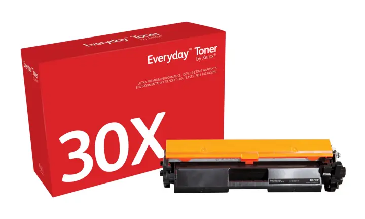 Everyday El tóner Everyday Negro de Xerox es compatible con HP 30X (CF230X), Capacidad alta