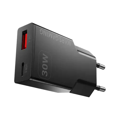 MDGAN30 cargador de dispositivo móvil Negro - Imagen 1