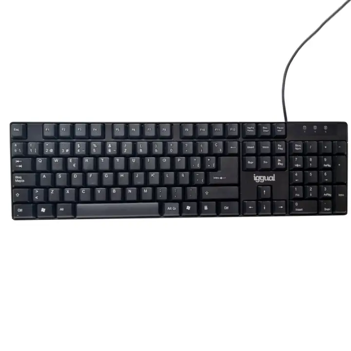 IGG317501 teclado Oficina USB QWERTY Negro