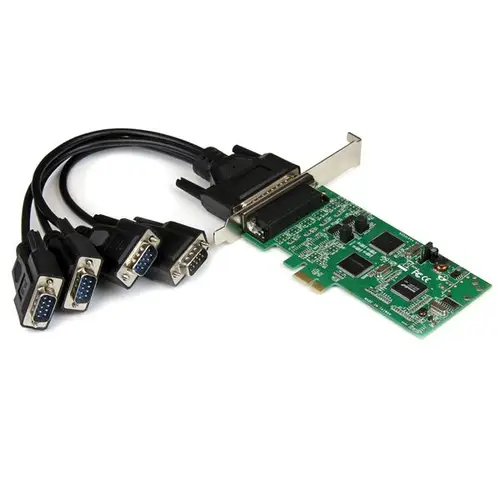Tarjeta Adaptadora PCI Express PCIe de 4 Puertos Serie Serial Combo RS232 y RS485 RS 422 DB9 - Imagen 1