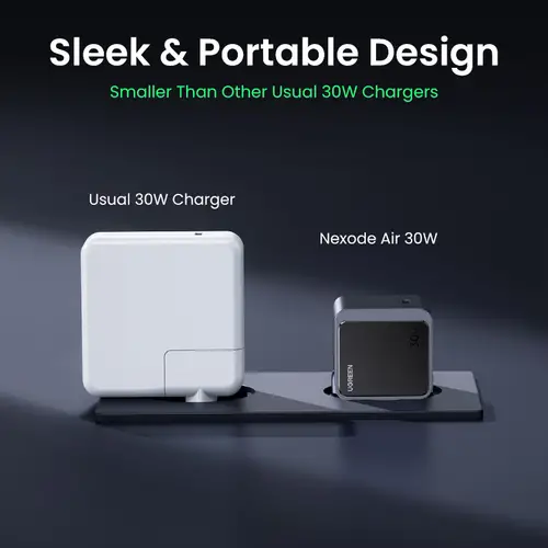Nexode S 30W USB-C GaN Fast Charger EU gray Teléfono móvil, Batería portátil, Teléfono Gris Corriente alterna Interior - Imagen 4