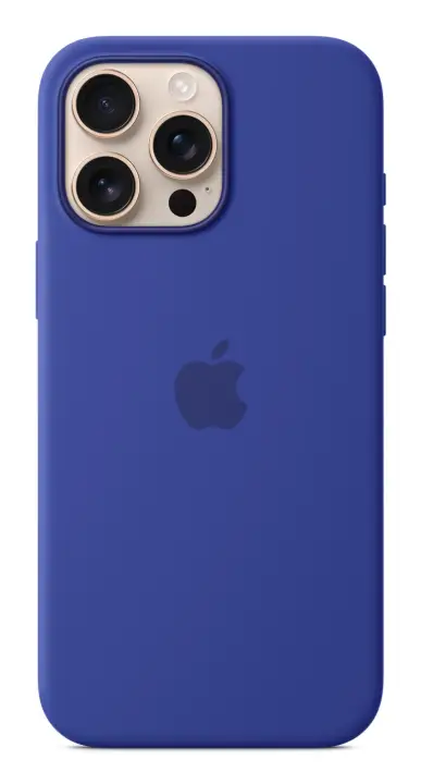 Funda de silicona con MagSafe para el iPhone 16 Pro Max - Azul ultramar