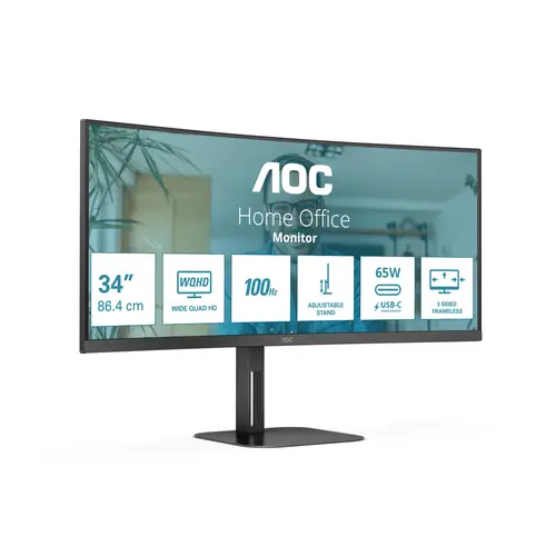 V5 CU34V5C/BK LED display 86,4 cm (34") 3440 x 1440 Pixeles Wide Quad HD Negro - Imagen 1