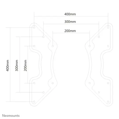 FPMA-VESA440 Adaptador VESA 27-60" - Imagen 2