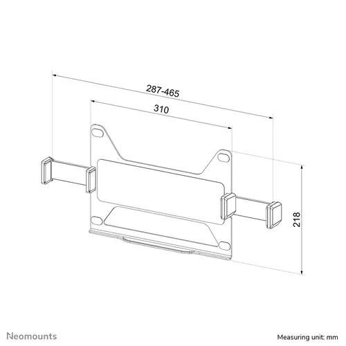 ADS20-425BL1 Soporte para portátil 11.6-17.3" - VESA - universal - Imagen 9