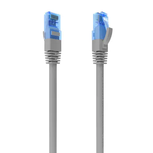 Cable De Red Latiguillo RJ45 Cat.6 UTP AWG26 CCA, Gris, 30 cm - Imagen 1