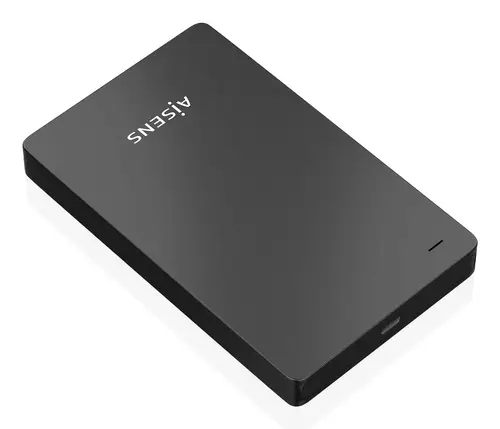 Caja Externa 2.5? 9.5mm SATA a USB-C USB3.1 Gen1, Negra - Imagen 1