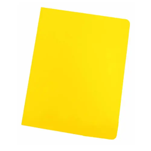 SUBCARPETA SIMPLES INTENSAS 250 GRS A4 COLOR AMARILLO GIO 4000404..