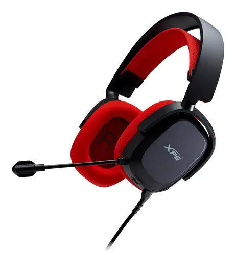 PRECOG STUDIO Auriculares Alámbrico Diadema Juego USB Tipo C Negro, Rojo - Imagen 3
