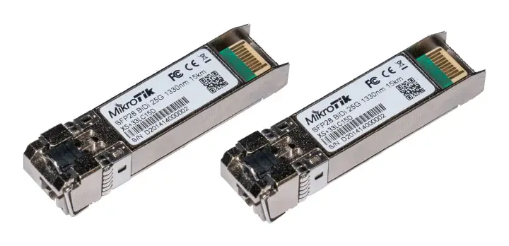 SFP/SFP+/SFP28 BiDi: XS+2733LC15D red modulo transceptor Fibra óptica 25000 Mbit/s LC 1330 nm