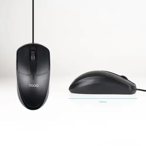 Ratón óptico con cable USB, 1000 DPI - Imagen 2