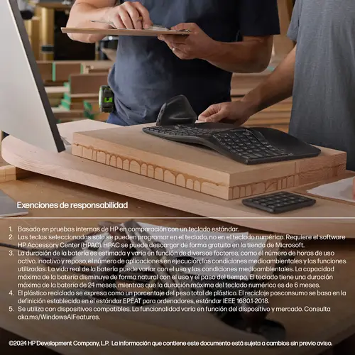 Teclado inalámbrico ergonómico 965 - Imagen 5