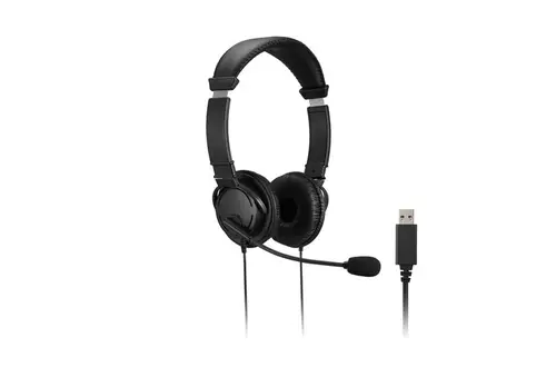 Auriculares USB-A clásicos con micrófono y control de volumen - Imagen 1