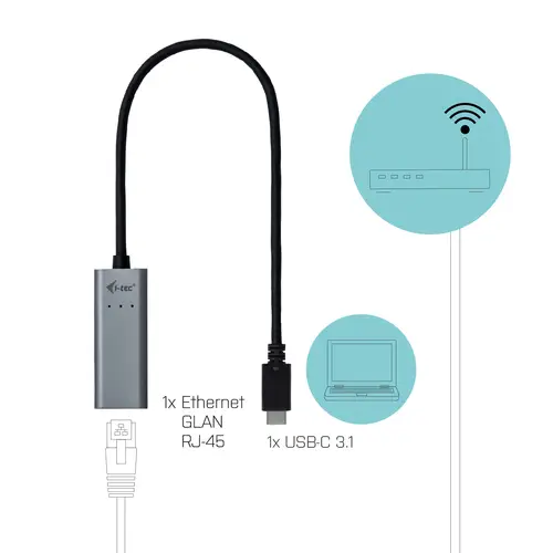 Metal USB-C Gigabit Ethernet Adapter - Imagen 6