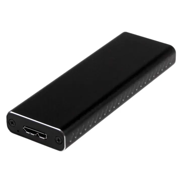 Caja USB 3.0 (5Gbps) a SSD M.2 de Aluminio con UASP - Negro - SAT..