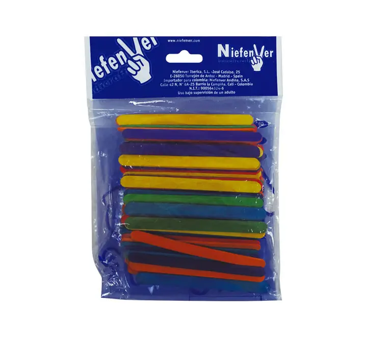 B.100 PALILLOS POLO NIEFENVER SURTIDO 0700101
