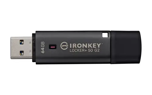 IronKey 64GB Locker Plus 50 G2, FIPS 197, AES-256 - Imagen 2