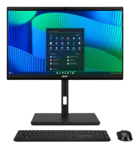 Veriton VZ2724G Intel® Core i7 i7-14700 60,5 cm (23.8") 1920 x 1080 Pixeles PC todo en uno 16 GB DDR5-SDRAM 512 GB SSD Windows 11 Pro Wi-Fi 6 (802.11ax) Negro