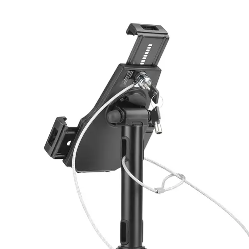 Soporte Antirobo de Sobremesa / Pared Ajustable (1 Pivote) para Tablet, Negro - Imagen 3