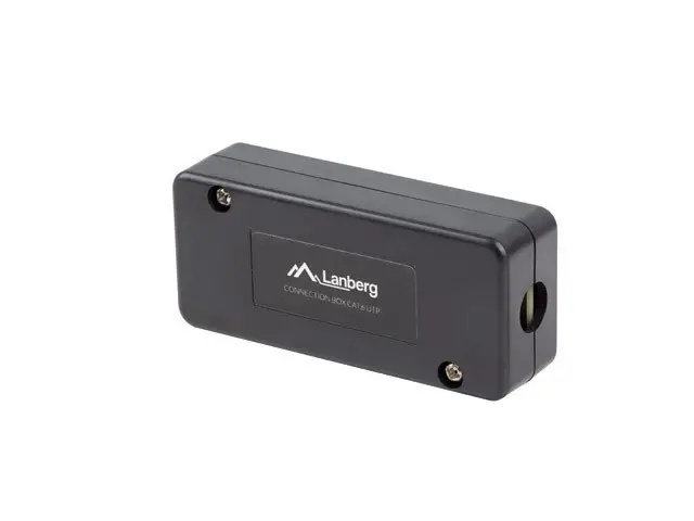 PLC-6UL1-B caja de conexiones de red Cat6 Negro