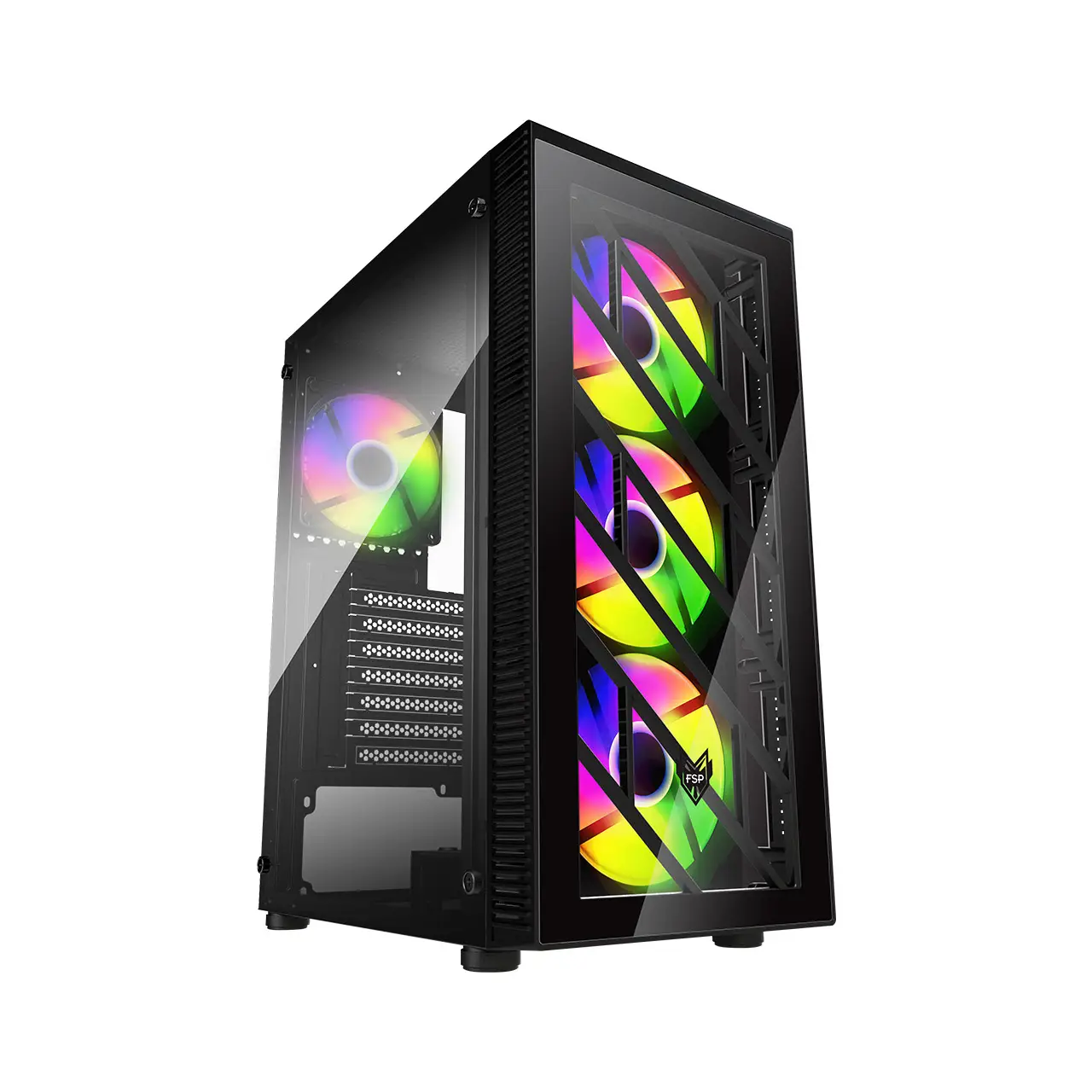 CMT192 Carcasa Midi Tower mITX, mATX, ATX NegroFixed RGB