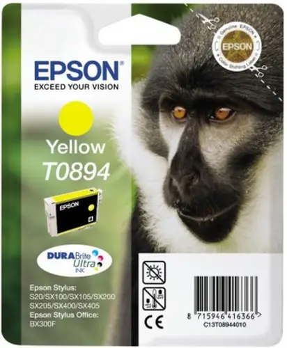 Monkey Singlepack Yellow T0894 DURABrite Ultra Ink - Imagen 4