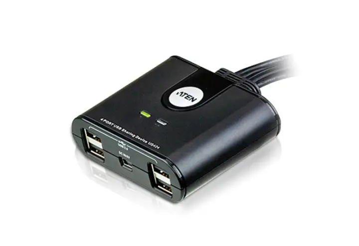 Switch de periféricos USB 2.0 de 4 x 4 puertos