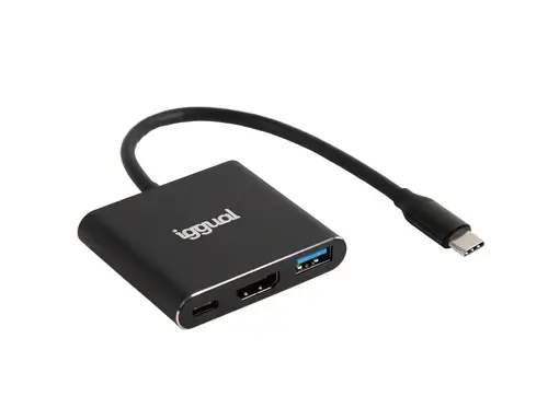 Hub tipo C 3 en 1 HDMI USB3.0 - Imagen 1