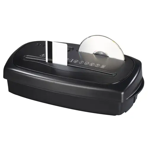 Destructora de papel, con ranura para destruir CD y Blu-ray, Color negro. - Imagen 3