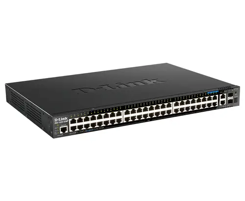 DGS-1520-52MP switch Gestionado L3 Gigabit Ethernet (10/100/1000) Energía sobre Ethernet (PoE) 1U Negro - Imagen 2