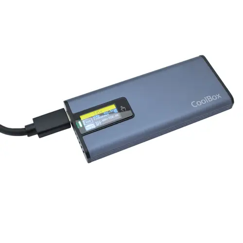 COO-MCM-M2F caja para disco duro externo Caja externa para unidad de estado sólido (SSD) Gris M.2 - Imagen 3