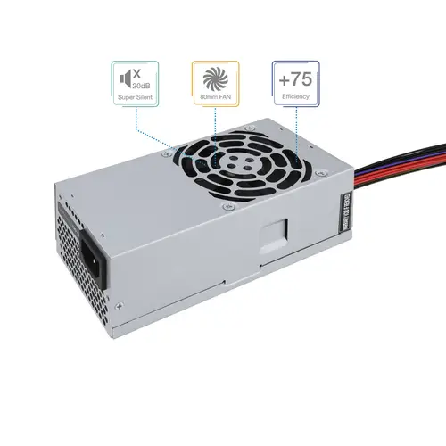 Ecopower II TFX OEM unidad de fuente de alimentación 500 W 20+4 pin ATX Plata - Imagen 5