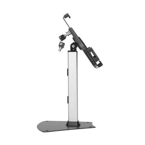 Soporte Antirobo de Sobremesa Ajustable (1 Pivote) para Tablet, Negro - Imagen 4