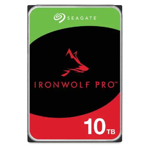 IronWolf Pro ST10000NT001 disco duro interno 10 TB 7200 RPM 256 MB 3.5" Serial ATA III - Imagen 1