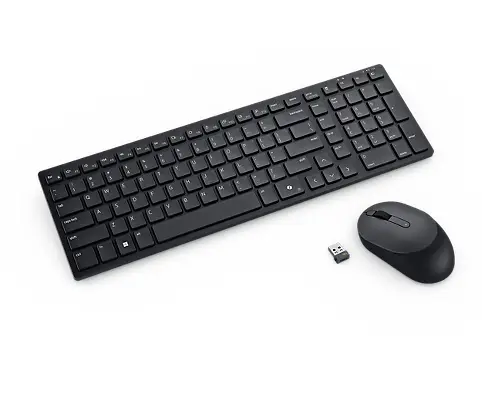 KM555 teclado Ratón incluido Universal RF Wireless + Bluetooth QWERTY Español Negro