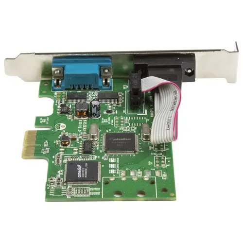 Tarjeta Serie PCI Express de 2 Puertos DB9 RS232 con UART 16C1050 - Adaptador Interno Serie PCI-E - Imagen 3