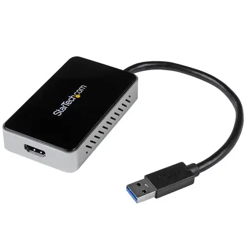 Adaptador de Vídeo Externo USB 3.0 a HDMI con Hub USB 1 Puerto - Tarjeta Gráfica Cable - 1080p - Imagen 1