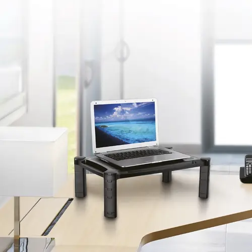 Soporte Elevador XL Para Monitor/Portátil, Negro - Imagen 4