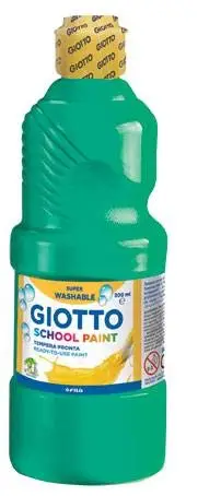 School Paint pintura a base de agua Verde 500 ml Botella 1 pieza(..