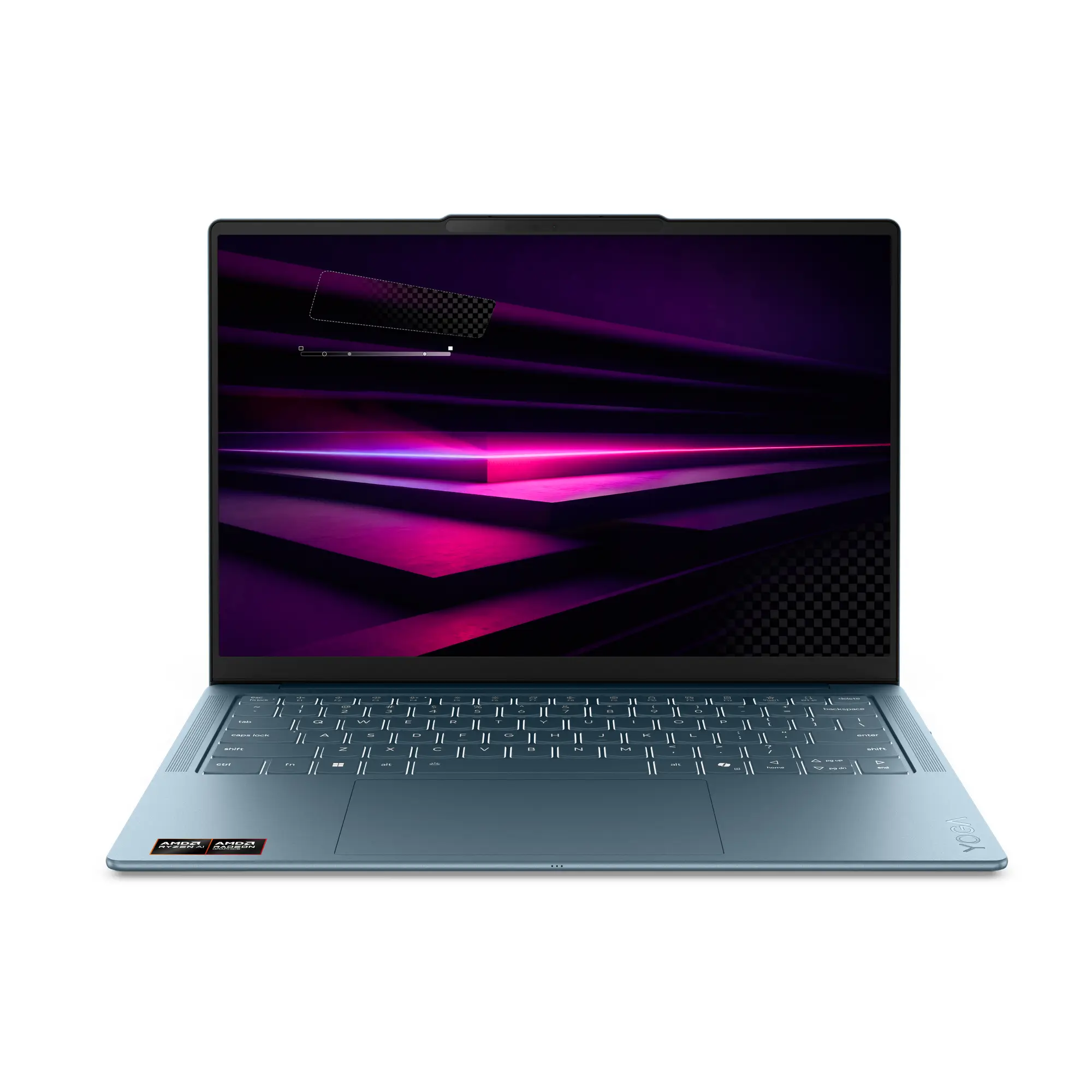 Yoga Slim 7 14AGP11 Copilot+ PC AMD Ryzen AI 7 445 Portátil 35,6 cm (14") WUXGA 16 GB LPDDR5x-SDRAM 1 TB SSD Wi-Fi 7 (802.11be) Windows 11 Home Verde azulado Español