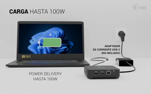 USB-C DP Dual HDMI Docking Station with Power Delivery 100 W - Imagen 9